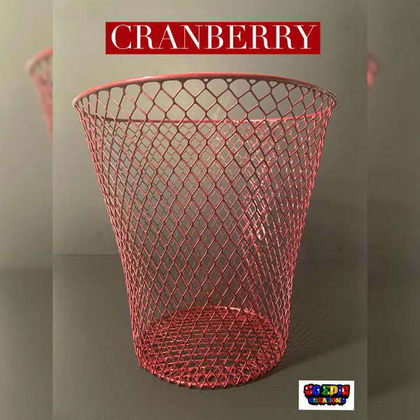 Burgundy Trash Can “CRANBERRY”