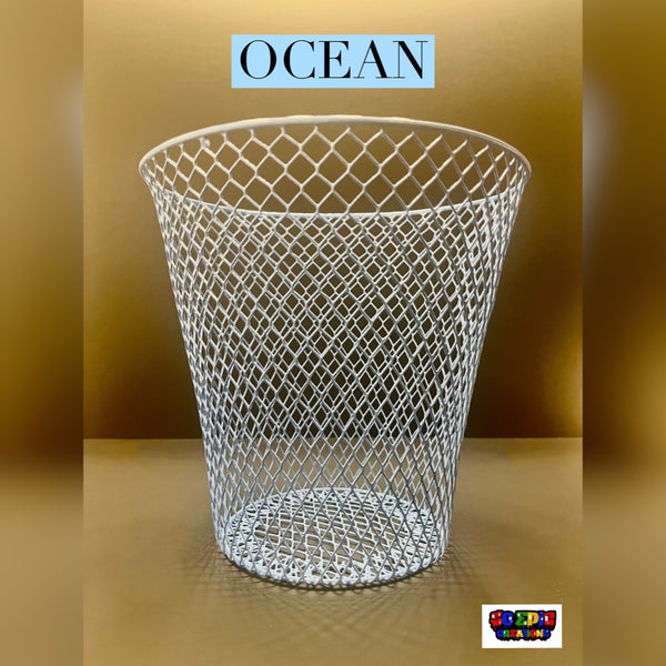 Blue Trash Can “OCEAN”