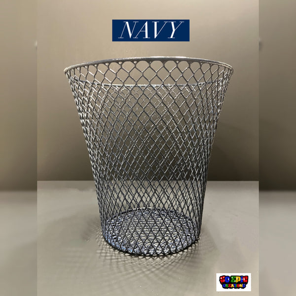 Blue Trash Can “NAVY”