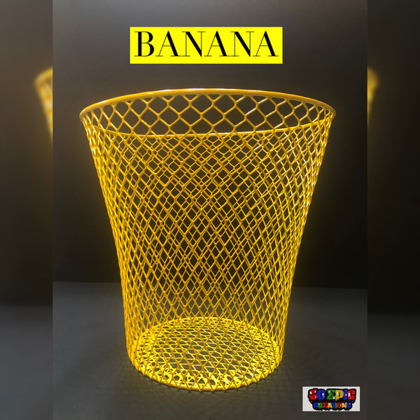 Yellow Trash Can “BANANA”