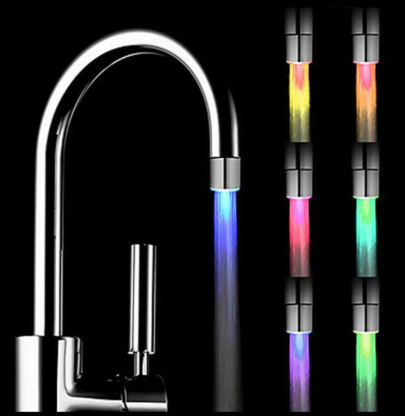 7 Color LED Bathroom Faucet Light