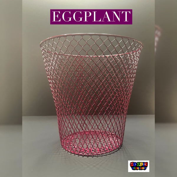 Purple Trash Can “EGGPLANT”