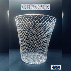 Silver Trash Can “CHROME”