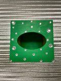 Green & Silver Bling Tissue Box Cover