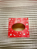 Red & Silver Bling Tissue Box Cover (More Colors)