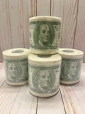100 One Hundred Dollar Bill Benjamin Franklin Toilet Paper- Money Tissue