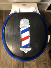 Barbershop Toilet Seat - So Epic Creations