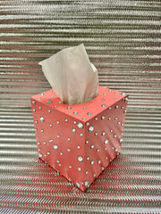 Pink & Silver Bling Tissue Box Cover