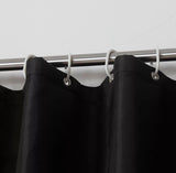 Sheer Black Shower Curtains