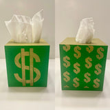 Money Sign Tissue Box Cover