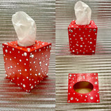 Red & Silver Bling Tissue Box Cover (More Colors)