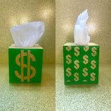 Money Sign Tissue Box Cover