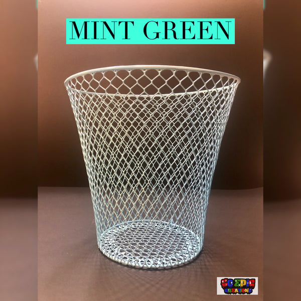 Mint Green Trash Can “MINT GREEN”
