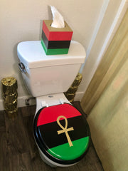 Pan African Tissue Box Cover