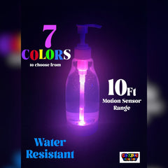 LED 7 Color Soap Dispenser- Hand Soap Dispenser- Bathroom Lighting