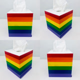 Rainbow Tissue Box Cover