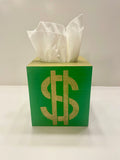 Money Sign Tissue Box Cover