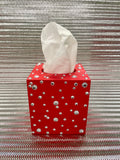 Red & Silver Bling Tissue Box Cover (More Colors)