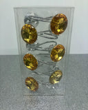 Pink Crystal Shower Curtain Hooks