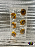 Gold Zodiac Shower Curtain Hooks