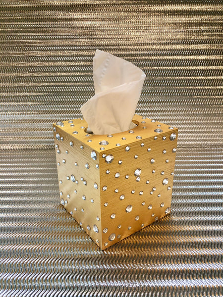 Gold & Silver Bling Tissue Box Cover(More Colors)