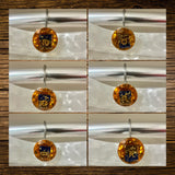 Gold Zodiac Shower Curtain Hooks