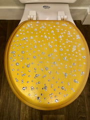 Iced Out Gold Toilet Seat (More Colors) - So Epic Creations