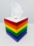 Rainbow Tissue Box Cover