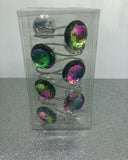 Pink Crystal Shower Curtain Hooks
