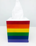 Rainbow Tissue Box Cover