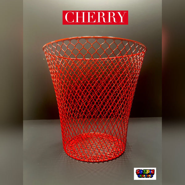 Red Trash Can “CHERRY”