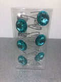 Pink Crystal Shower Curtain Hooks