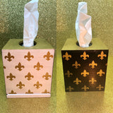 French Harlequin Tissue Box Cover