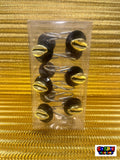Gold Cowrie Shells Shower Curtain Hooks