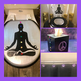 Chakra Colors Hand Painted Toilet Seat