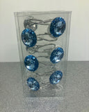 Pink Crystal Shower Curtain Hooks