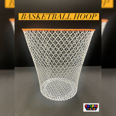 Basketball Hoop Painted Trash Can