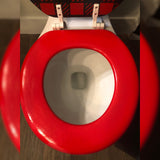 Buffalo Plaid Custom Hand Painted Toilet Seat (More Colors)