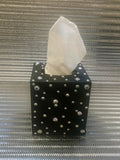 Black & Silver Bling Tissue Box Cover (More Colors)