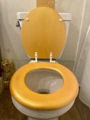 Iced Out Solid Gold Toilet Seat - So Epic Creations